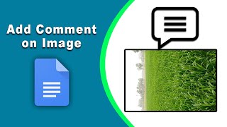 How to add comment on images in google docs