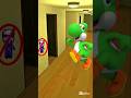 mario And Mr mario Hide From Horror #shorts #rumi #baldi #memes
