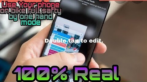 how to Enable One handed mode on Redmi Mobiles  Use your phone in one hand mode