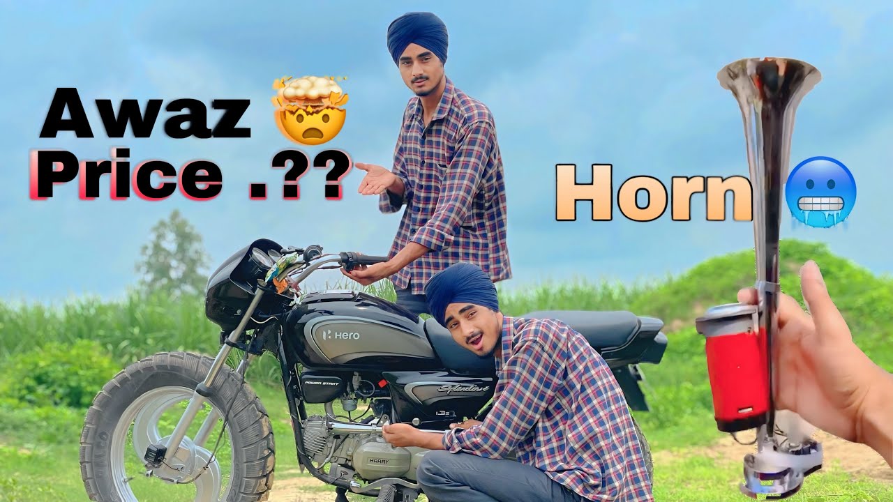 Train wala horn. Install train horn on splendor aini awaz naale price ki a ..? (Modified splendor)