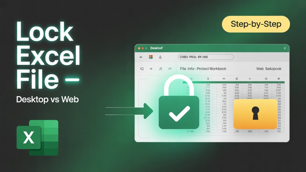 How to Password Protect an Excel File (Desktop & Web) | Step-by-Step ...