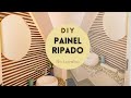 Painel Ripado | Espelho Com LED | Decoração do Lavabo | DIY