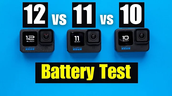 GoPro 12 vs GoPro 11 vs GoPro 10 Battery Test Comparison