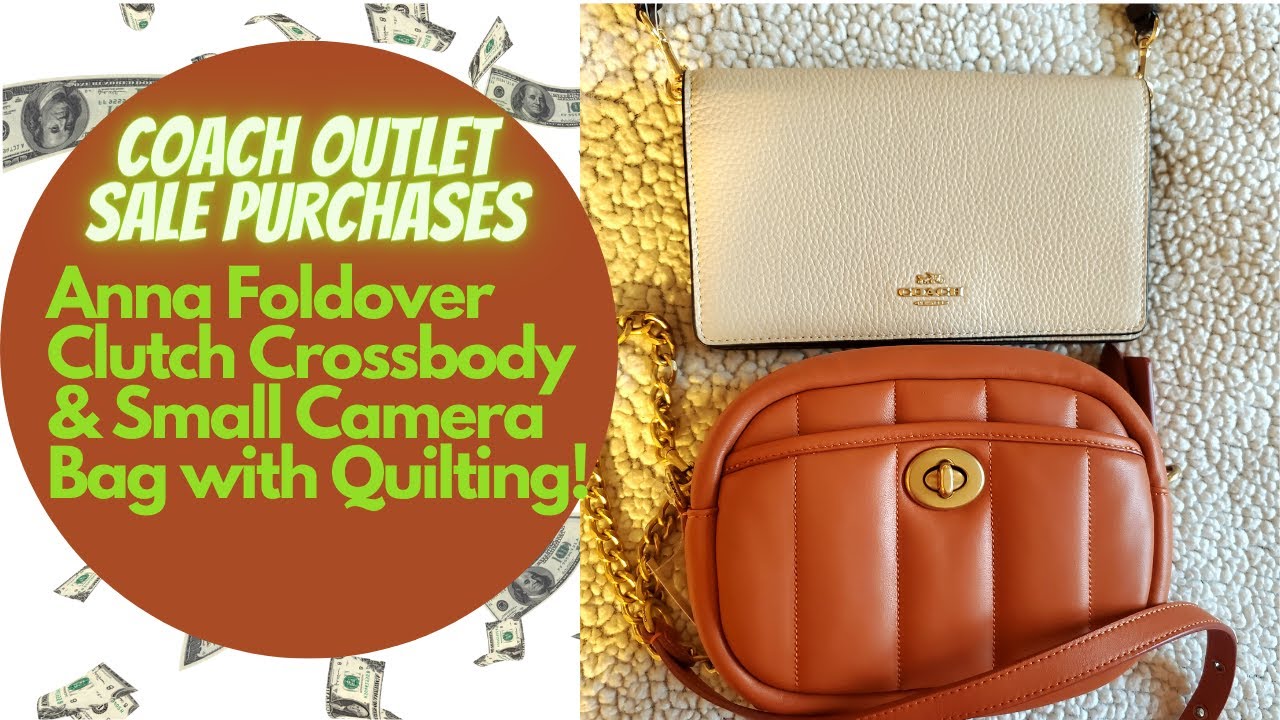 Coach Outlet SALE Purchases Anna Foldover Clutch Crossbody & Small