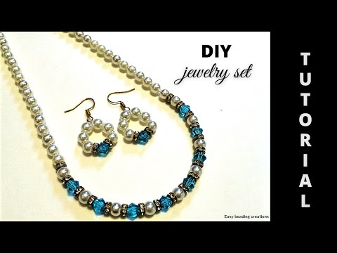 Wow Diy 10 Minutes Gorgeous Necklace And Earrings Set Women Jewelry You - Diy Jewelry Set For Beginners Wow Diy 10 Minutes Gorgeous Necklace And Earrings Set Women Jewelry You - Diy Jewelry Set For Beginners
