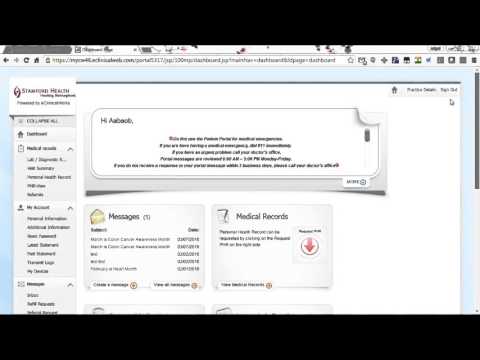 Stamford Health Medical Group - Patient Portal Navigation