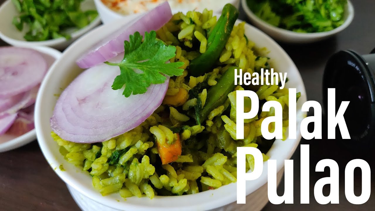 Palak Pulao Recipe | Spinach Pulao Recipe | Spinach Rice Recipe | Best Bites