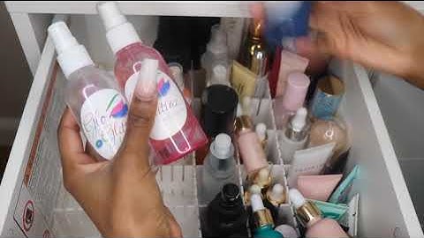 Declutter Series Part 1: Primers & Setting Sprays|| IAmDeirdreJoAnn