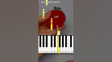 Apple Tanghulu Squishy (@Joy_Bamm) | Easy Piano Tutorial #shorts #diy