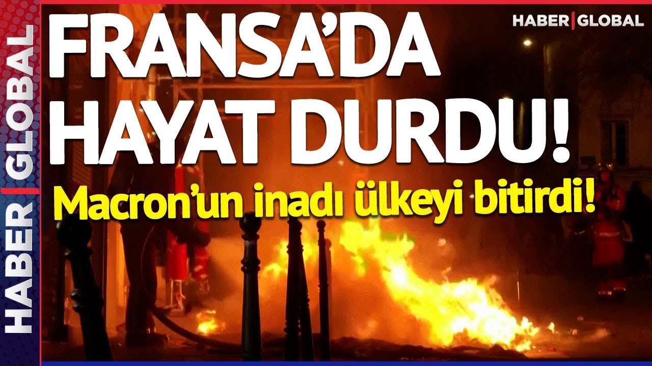 ⁣Öğretmenler İşe Gitmedi, Tren ve Uçak Seferleri Aksadı! Macron'un İnadı Fransa'da Hayatı D