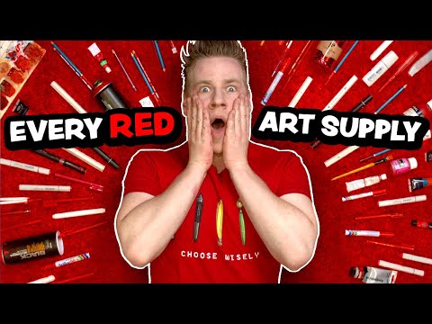 i-used-every-red-art-supply-i-own-to-create-an-artwork...