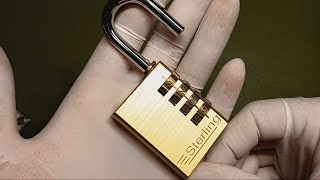 Sterling Cpl140 Combination Lock  Opened Without Tools