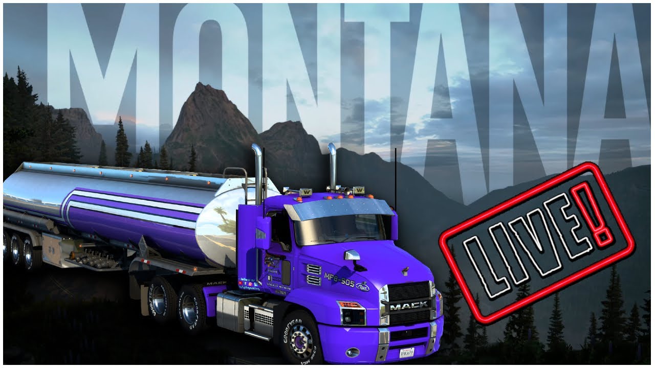 🚚 ATS - Live Explorando Montana - YouTube