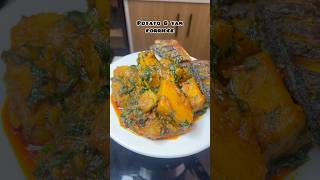 The best YAM AND POTATO PORRIDGE you’ll ever have!!! #shorts #nigeriandelicacy