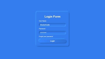 Neumorphism Login Form | HTML and CSS Tutorial