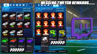 *NEW* Missing Twitch Drop Rewards!!! - Rocket League Update