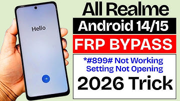 All Realme Google Account Bypass 2026 | Android 14/15 | All Realme Frp Bypass | 1 Click Unlock Tool
