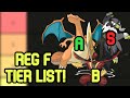 THE PRE-LEGAL REG F TIER LIST!