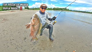 HIDDEN SPOT IN THE FOREST ‼️ SCREAMING REEL STRIKE PARTY MONSTER PREDATOR MUARA - WEST PAPUA