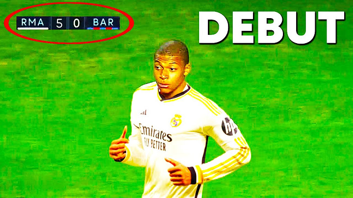 ASÍ FUE EL DEBUT DE KYLIAN MBAPPE CON EL REAL MADRID