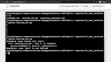 Python básico - 09  Escritura de un archivo csv