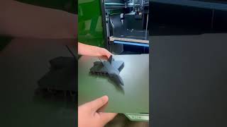 I 3D printed the F-22 Raptor, stealth mode. #jet #3dprinting #bambulab #short