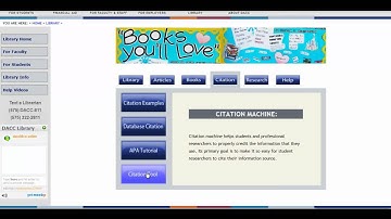 Welcome to the DACC Library