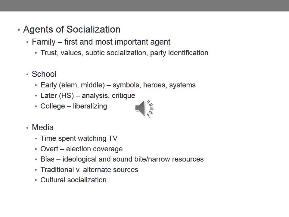 Political Socialization Is A Process In Relation