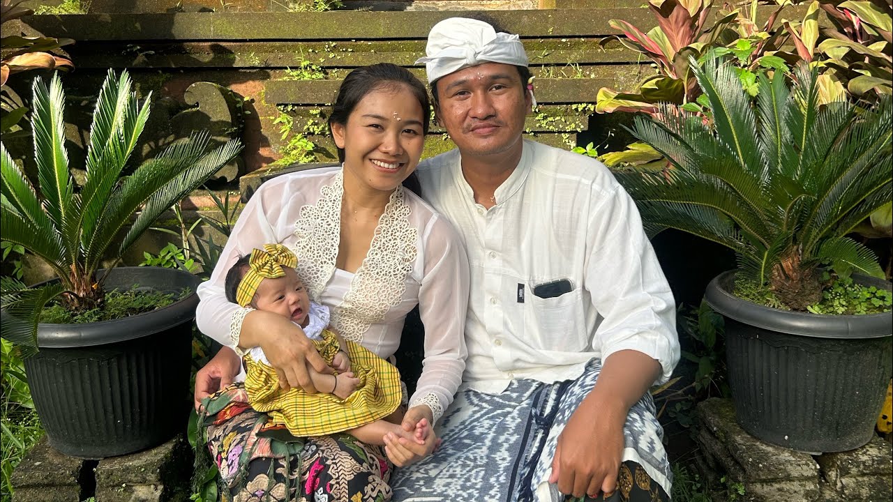 Upakara A Bulan Pitung Dina I Dewa Ayu Agung Jayisha Sanishwari (Upacara 42 Hari Bayi Baru Lahir)