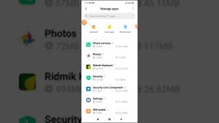 System  Launcher apps version check on redmi note 8 screenshot 2