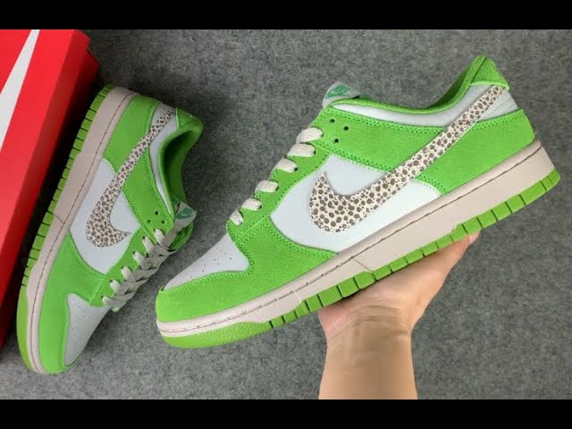 Nike Dunk Low 'Safari Swoosh - Chlorophyll' DR0156-300 - KICKS CREW