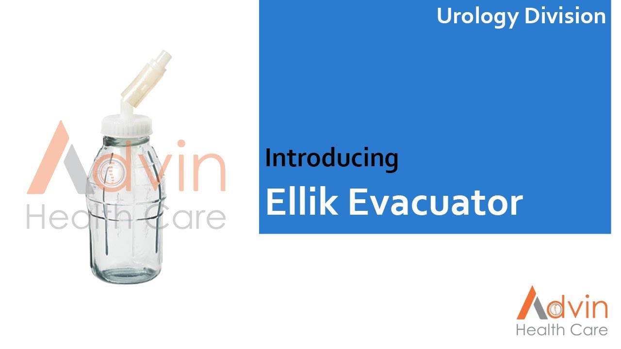 Ellik Bladder Evacuator Urology For Remove Prostate YouTube