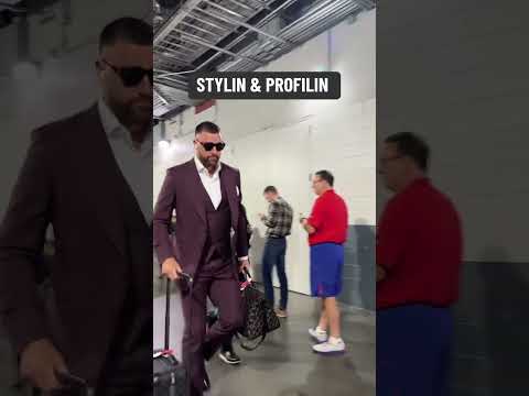 Travis Kelce is STYLIN' for SNF 😎🔥