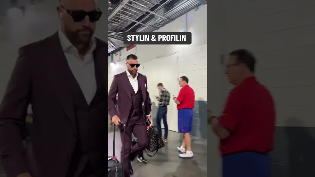 Travis Kelce is STYLIN' for SNF 😎🔥