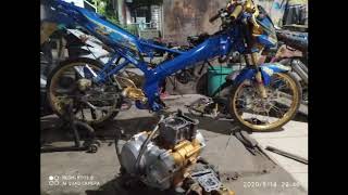 Tes Vixion bore up harian piston 62