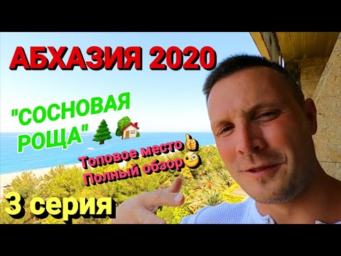 Абхазия 2020. Пицунда. Пансионат Сосновая роща. Лучшее место в Абхазии. Полный обзор. 3 серия.