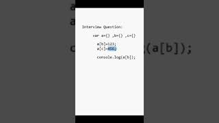 JavaScript Object Key Trap 🤯 | Can You Predict The Output? #javascript #js #shorts..