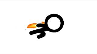Stick figure flying animation practice