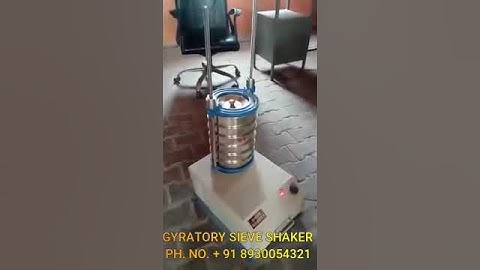 GYRATORY SIEVE SHAKER DEALER