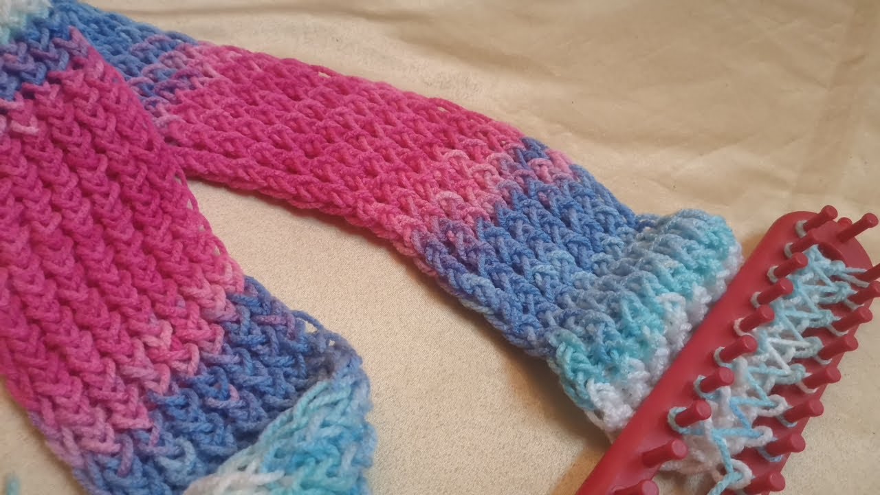 الجزء الثاني من شغل النول المستطيل تقفيل الشغل