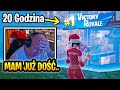 MR DZINOLD GRAŁ W FORTNITE AŻ WYGRA I GRAŁ.. 20 GODZIN!