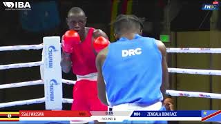 Boxing : Ssali Amiri Wasswa (UGA) VS Zengala Malenga Boniface (RDC)