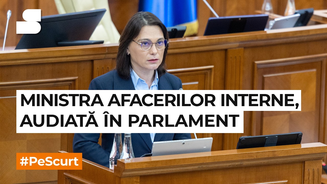 Ministra Afacerilor Interne, audiată în Parlament