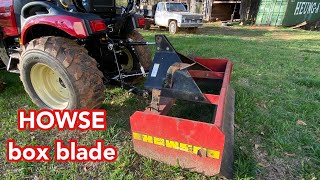 I bought a Howse BOX BLADE for my Yanmar SA325 tractor.