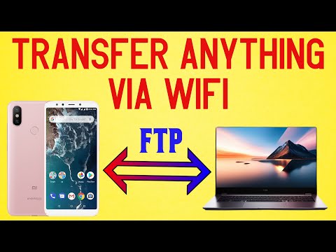 WIRELESS FILE TRANSFER : Android Phone to PC via FTP | MI / XIAOMI / SAMSUNG | WIFI File Transfer
