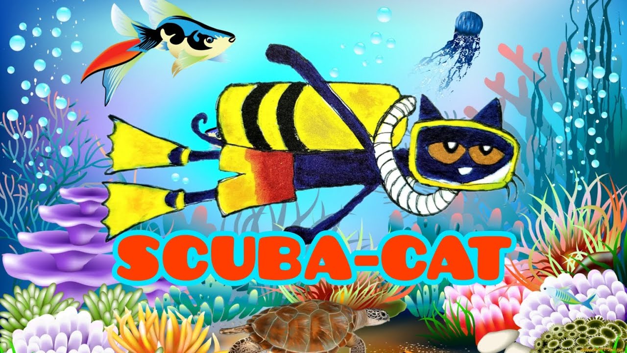Storytime | Animated |🤿🐈‍⬛ "Pete the Cat. Scuba-Cat" by James Dean ...
