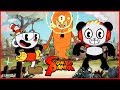 Scary Halloween CUPHEAD Trick or Treat Challenge Let's Play Steam Game with Combo Panda