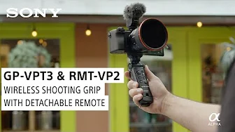 GP-VPT3 & RMT-VP2: Wireless Shooting Grip with Detachable Remote Commander