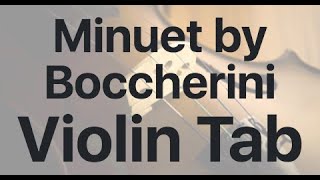 Learn Minuet by Boccherini on Violin - How to Play Tutorial