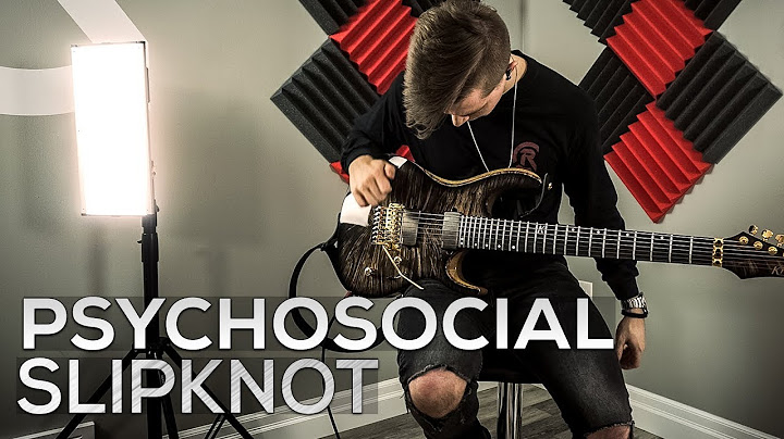 Psychosocial Guitar version - Guitar performance video thumbnail